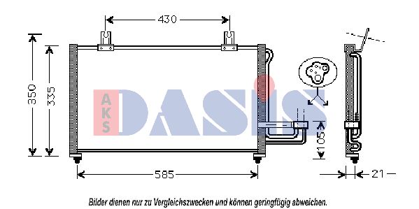 AKS DASIS Kondensaator,kliimaseade 522045N